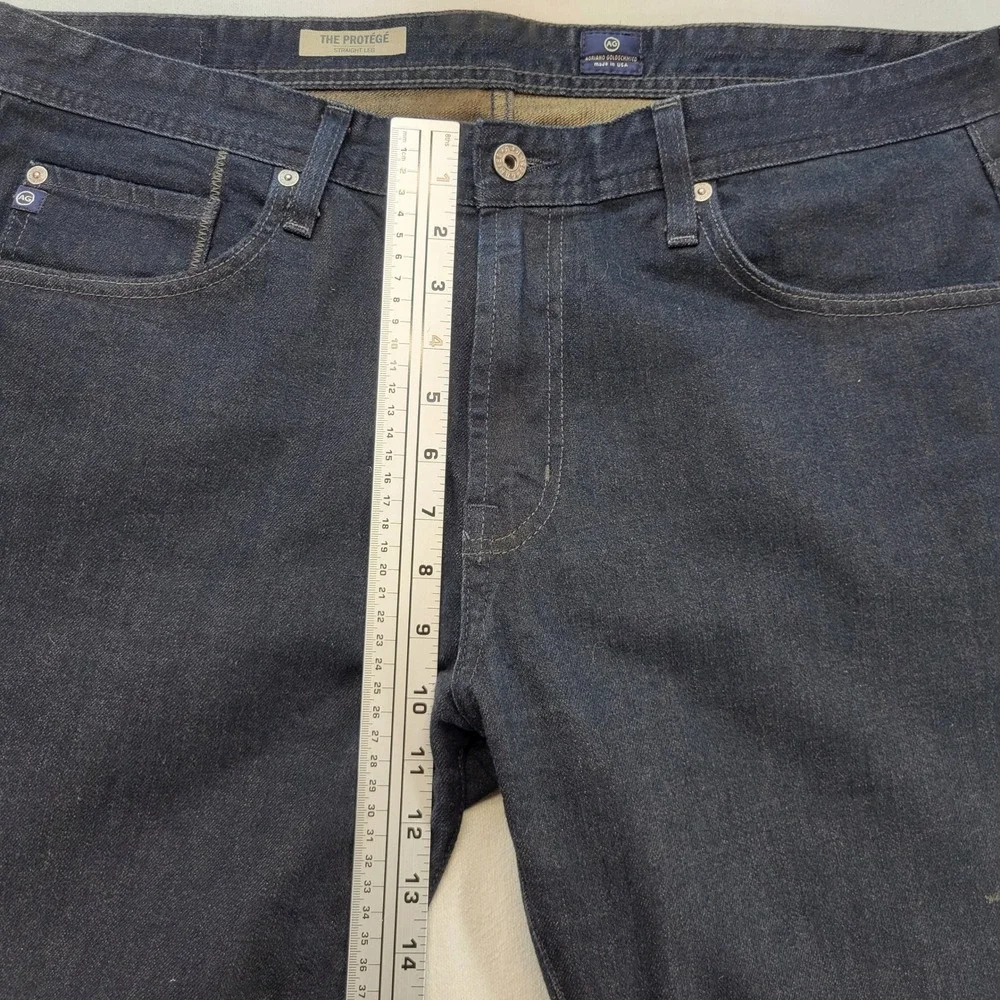 AG Adriano Goldschmied Jeans Mens 36x27 Blue The Protege Straight Leg Denim